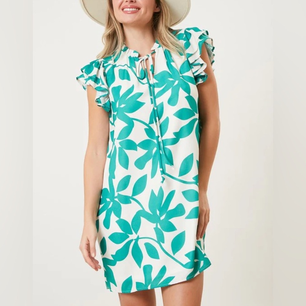Kelly Floral Ruffle Dress - Picture 3 of 6